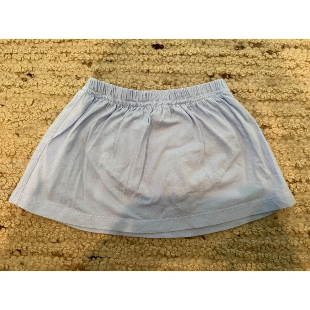 Carter’s Toddler Girls Light Blue Skirt Size 24M Pull-On Built-In Bloomers